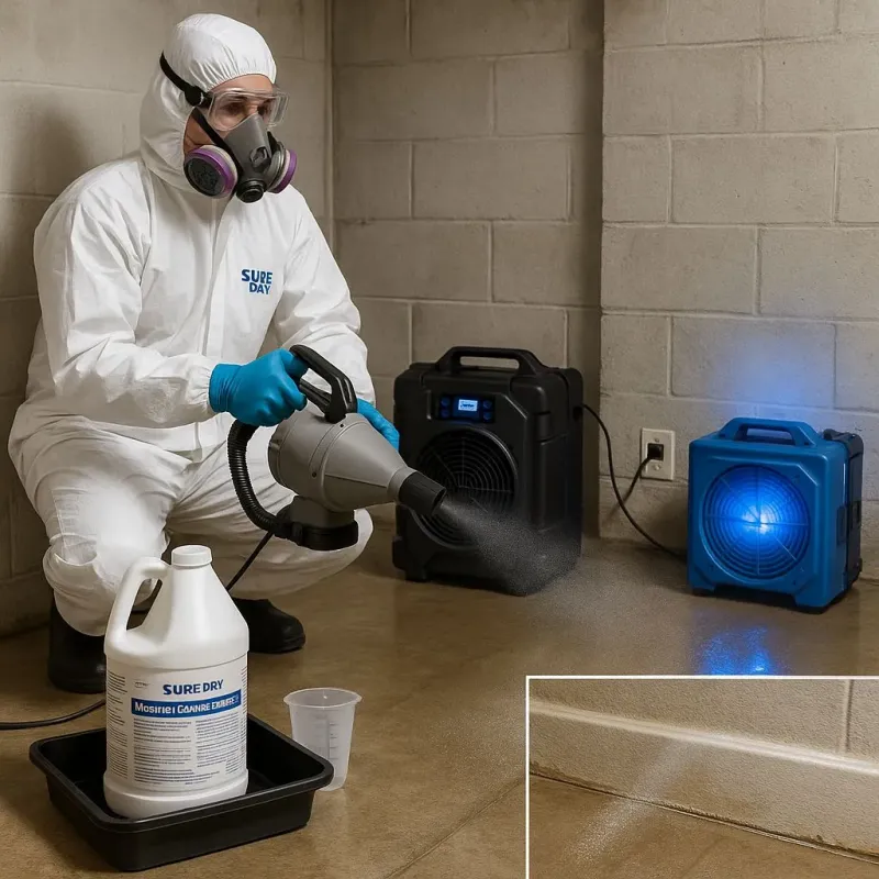 Sanitization and Odor Removal process in Bonney Lake, WA